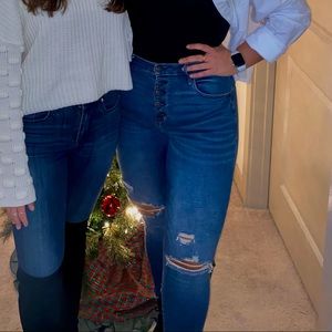 Abercrombie curve love high waisted jeans